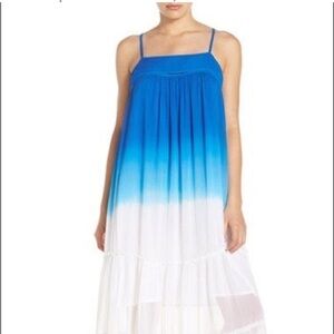 Adelyn Rae Blue Spaghetti Strap Sundress Maxi